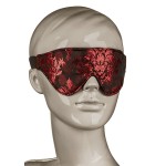CALEXOTICS - SCANDAL MASCHERA OCCHI OPACA CON DETTAGLI ROSSI